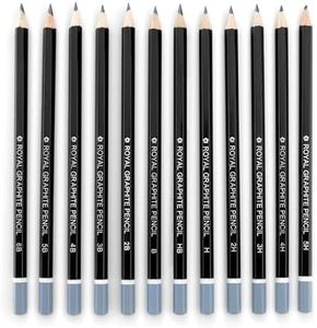 Royal & Langnickel Essentials Sketching Pencil Set, 12-Piece