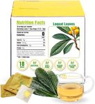 Soilmount Loquat Leaf Tea, Eriobotrya Japonica Tea, (Eriobotrya Japonica/枇杷叶/Pipaye/비파엽) Non-GMO, Caffeine-Free, 18 Bleach-Free Tea Bags