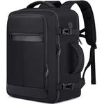 Travel Backpack for Men,Airplane Approved Carry On Backpack Suitcase with Shoe Pouch, Luggage Bag TSA 15.6inch Laptop Sac à Dos Flight Approved Personal Item Travel Bag Bookbag Travel Essentials,Black