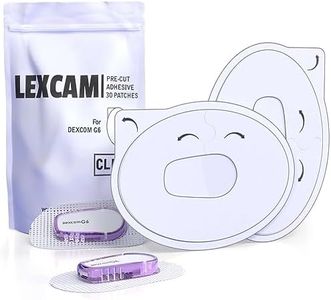 Waterproof Adhesive Patches PreCut for Dexcom G6 - Color Clear, Pack of 30