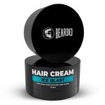 Beardo Ice Blast Hair Cream, 75 gm | Hair Cream for Men with Menthol & Coconut Oil | Hair Styling Ceam | Daily Styling | Cooling Cream | Cool Lock Technology