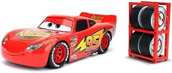 Disney Pixar Cars 3 Lightening McQueen Die-cast Car with Tire Rack