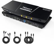 TESmart HDMI+DP+USB-C KVM Switch, 4
