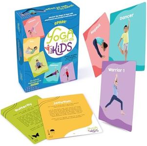 Yoga Cards for Kids 100 Yoga Poses with Real Life Photos, Kid-Friendly Yoga Positions for Home and Gym Use, Yoga Activities, Beginner - Advanced Poses, Promotes Mindfulness and Relaxation