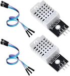 2-Pack DHT22/AM2302 Digital Temperature and Humidity Sensor Module Temperature Humidity Monitor Sensor Replace SHT11 SHT15 for Arduino Electronic Practice DIY