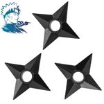 PATPAT® 3Pcs Toy Shuriken Ninja 3.5 Inches ABS Cosplay Kunai Safe Plastic Shuriken Samurai Shuriken Martial Art Cosplay Toy Na-ruto Cosplay Toy Shuriken