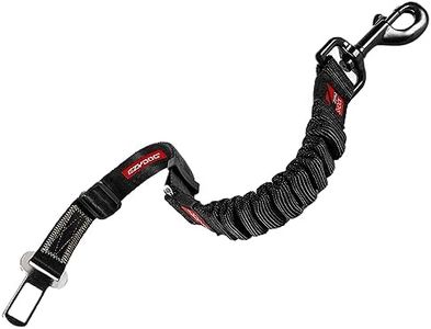 EZYDOG Zero Shock Drive Click Zero Shock Seat Belt | Car Compatible, Car Seatbelt For Dogs, Car Restraint Seat Belt, Safety Seat Belt for Trips, Universal Car Seatbelt for Dogs (Click Dog Seat Belt)