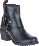 Harley-Davidson Footwear Women's Lalanne Harness Motorcycle Boot, Black, 9 M US