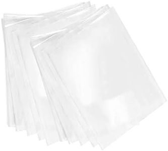 PACKBURY Shrink Wrap Bags 14 x 20 Inches - 100 Pieces of 40-Microns Thick PVC Heat Shrink Bags - Odorless, Clear & Sturdy - Perfect to Wrap Gifts Baskets, Shoes, Candles, Soaps, & DIY Projects