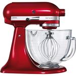 KitchenAid Artisan Mixer 4.8L Candy Apple With Glass Bowl (KSM156BCA)