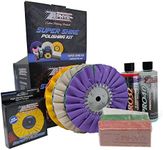 ZEPHYR Custom POLISHING Products Super Shine Polishing Kit with 8" Polishing Wheels for Aluminum, Stainless on Semi Trucks, Polishing Aluminum Wheels