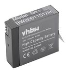 vhbw battery compatible with Sjcam SJ7 Star Videocamera (910mAh, 3.8V, Li-Ion)