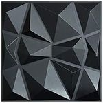 Art3d PVC 3D Wall Panels, 12 PCS Bl