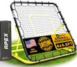 Apex Sports 4x4.5 Ft Baseball Rebounder, Multi-Sport Trainer for Soccer and Volleyball, Adjustable Angles, Easy Storage, Durable Construction, Enhances Agility, Precision, Reflexes, Solo Practice