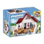 Playmobil 6865 City Life School House with Moveable Clock Hands, Fun Imaginative Role-Play, PlaySets Suitable for Children Ages 4+