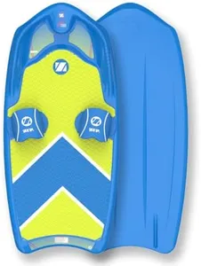 ZUP YouGotThis 160 Wakeboard, Kneeboard, Wakeskate, and Wakesurf Board Suitable for Kids, Teens, Young Adults | Molded Plastic with EVA Foam Padding, Blue