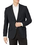 Amazon Essentials Men's Standard Classic-Fit Stretch Blazer, Black, 50