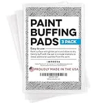 [3 Pack] XL Paint Buffing Pads for Glitter Wall Paint - for use with Glitter Paint Additives (4” x 6”) Made in the USA