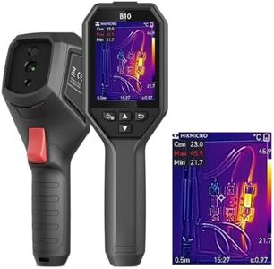 HIKMICRO B10 Thermal Imaging Camera 320 x 240 Super IR with 2MP Visual, 3.2" LCD Screen 256 x 192 IR Resolution Thermal Camera, 25 Hz Refresh Rate, -4°F~1022°F, IP54