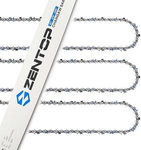 ZENTOP 20 Inch Chainsaw Bar and Chain Combo for Husqvarna, .050'' Gauge 3/8" Pitch 72DL Fits Husqvarna 455, 455 Rancher 460 Rancher, Jonsered, Poulan PP5020AV PR5020
