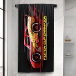 Sassoon Disney Pixar Cars Cotton Bath Towels for Kids & Adults in 400 GSM (75cmX150cm)