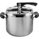 Lagostina 010.001.0104.07 Stainless Steel Pressure Cooker, Made in Italy, 7 Litres, Metal, 22 cm, 72 Pieces