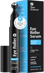 Eye Serum for Puffy Eyes & Dark Circles Under Eye Treatment, Caffeine, Niacinamide, Hyaluronic Acid, Retinol, Instant Moisturizer instead Eye Cream, Under Eye Bags & Puffiness, Eye Skin Care, 0.74 OZ