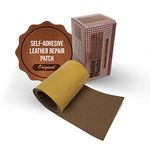 MastaPlasta Original Self-Adhesive Leather Repair Tape - Tan 60" x 4" (150x10cm). Instant Upholstery-Quality Scratch and Tear Repair Kit for Couches, Car Interiors, Bags, Vinyl & More