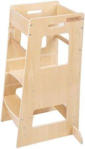 KiddyMoon Tour D’Apprentissage/D’Observation Montessori ST-003 Kitchen Helper, Naturelle