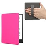 kwmobile Case Compatible with Amazon Kindle Paperwhite 11 Generation 2021 Case - Cover for Kindle Paperwhite Case w/Magnet - Neon Pink