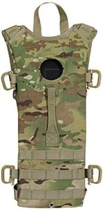 Tactical MOLLE Hydration Carrier, GI, Holds 3 Liter/ 100oz Bladder (Sold Separately), Great for Hiking, Cycling, Camping, Running, Hunting (Multicam)