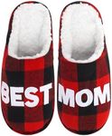 Moyel Gifts for Mom Best Mom Fuzzy Slippers for Woman Mom Gifts from Daughter Son Christmas Birthday Gifts for Mom Mother Presents on Mothers Day Moms Gift Ideas from Kids