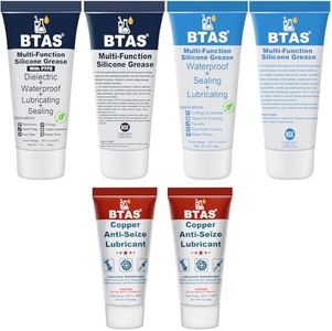 BTAS Oring Grease & Dielectric Grease Automotive & Anti Seize Lubricant 1 oz 2 Pcs
