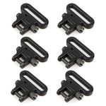 VicBre 6PCS Heavy Duty Sling Swivels,1" Quick Attach/Release Rifle Sling Clips, Two Point Sling Mount