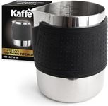 Kaffe Milk Frothing Pitcher (20oz / 600ml) - Stainless Steel, Anit-Burn Silicone Sleeve, Dripless Spout - Metal Milk Pitcher for Frothing & Steaming - Milk Frother Cup for Latte Art & Espresso Machine