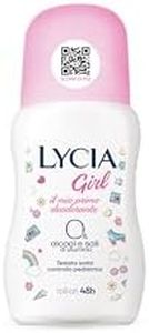 Lycia - Deodorante Roll on Girl, Deodorante per Bambine e Ragazze, Dermatologicamente testato sotto controllo Pediatrico, 50ml