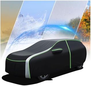 Mixsuper Liner Car Cover for Subaru Outback 2003-2024, All Weather Car Covers for Subaru Outback, Waterproof Outdoor Full Car Cover with Zipper Door Reflective Strips