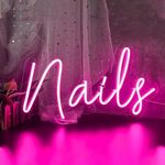 KANAYA 23inch Nails Neon Sign, Pink