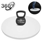 Professional 360 Degree Electric Rotating Turntable for Photography,24" Diameter, 175 Lb Capacity. Automatic Revolving Platform Perfect for 360 Degree Images (White)