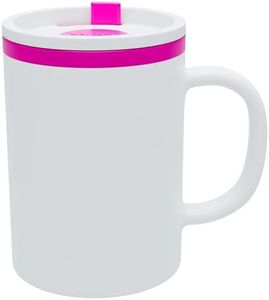 Copco Desk Mug 16 oz – Durable BPA-Free, Double-Wall Insulation for Hot & Cold Drinks, Microwave & Dishwasher Safe, Made for Mother’s Day Moments, Coffee Breaks & Everyday Routines (Pink)