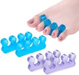 ZaxSota Toe Spacers Pedicure Toe Separators Toe Separators for Nail Polish Repeatable Washable Toenail Dividers Easy Finger and Toenail Polish Grooming,Soft Gel Pedicure Tools.