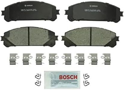 BOSCH BC1324 QuietCast Premium Ceramic Disc Brake Pad Set - Compatible with Select Lexus NX200t, NX250, NX300h, NX350/350h, RX350, RX450h; Toyota Camry, Highlander, RAV4 Prime, Sienna + More; FRONT