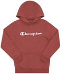 Champion Kids Script Hoodie, Dark W