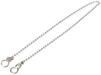 Merriway BH02251 Ball Type Bath Chain with S Hook, 450mm (18 inch) - Chrome Plated