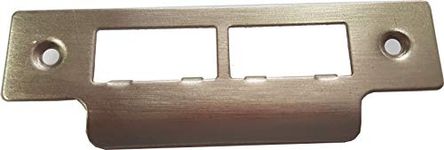 Long Strike Plates for Mortice Locks - Satin Stainless Steel x 1