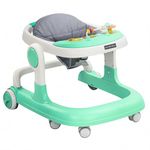 Uonibaby X StarAndDaisy Baby Walker for 6-24 Months, Activity Walker for Kids & Toddlers with Foldable. Musical Toy Tray & Adjustable Height & Speed, Comfortable Seat - Green
