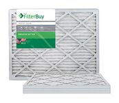 Filterbuy 20x25x1 Air Filter MERV 8 Dust Defense (4-Pack), Pleated HVAC AC Furnace Air Filters Replacement (Actual Size: 19.50 x 24.50 x 0.75 Inches)