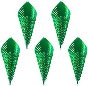 Athrovia Orchid Pot | Enhance Your Home with This Decorative Planter | Green/Grey | Pack of 5