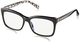 Kate Spade New York Women's Kate Spade Female Optical Style Dollie Rectangular Reading Glasses, Black Leopard/Demo Lens, 53mm, 15mm