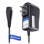 T-Power Ac Adapter 5V Charger for Panasonic Pro-curve Wet/Dry Shaver Electric Blade Razor ES8232 ES8237 ES8238 ES8243 ES8243A ES8249 ES8251 ES8253 ES8255 ES8258 ES8259 ES8901 ESGA20 ES-GA20 ESGA21 ES-GA21 ESSV61 Replacement Switching Power Supply Cord Charger